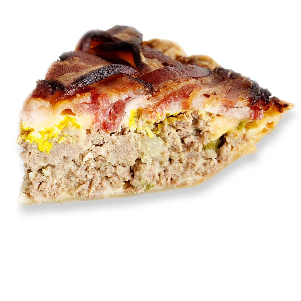 Hickory-Smoked, Maple DOUBLE Bacon Cheeseburger Pie - Image 3